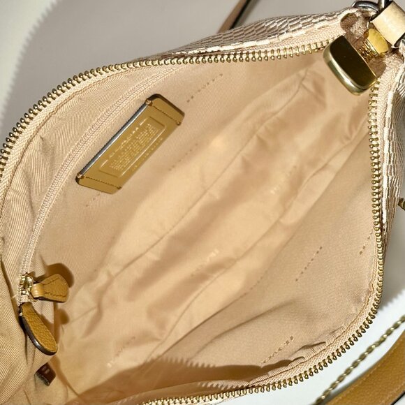 COACH Legacy Jacquard Chelsea Convertible Crossbody Shoulder Bag Beechwood 28892 - Picture 11 of 16